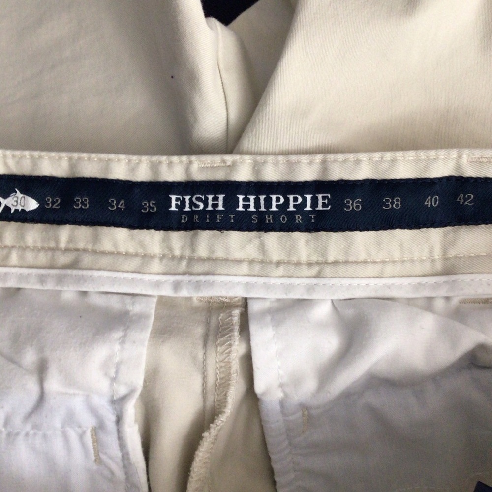 Fish Hippie shorts men 30 khaki - Picture 3 of 7